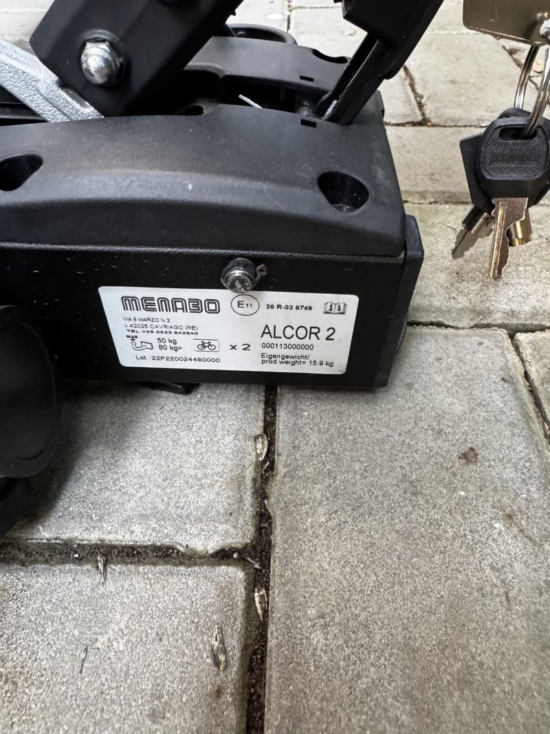 Prodám nosič kol Menabo Alcor 2 na tažné zařízení