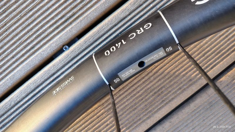 DT Swiss GRC 1400 Dicut 50 mm gravel kola