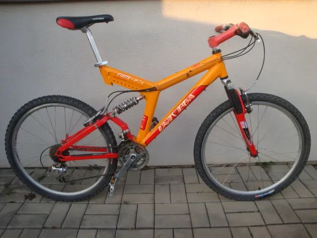 Staré celoodpružené kolo Morishima / Univega