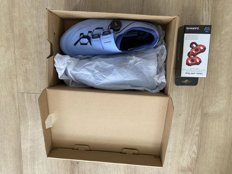 Shimano SH-RC503 dámské silniční tretry modrá