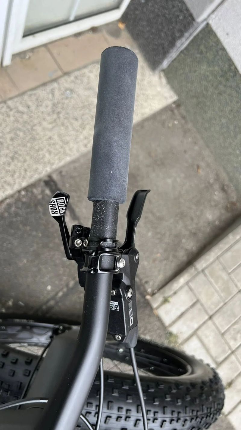 carbon fatbike Canyon Dude CF8 - volcano L