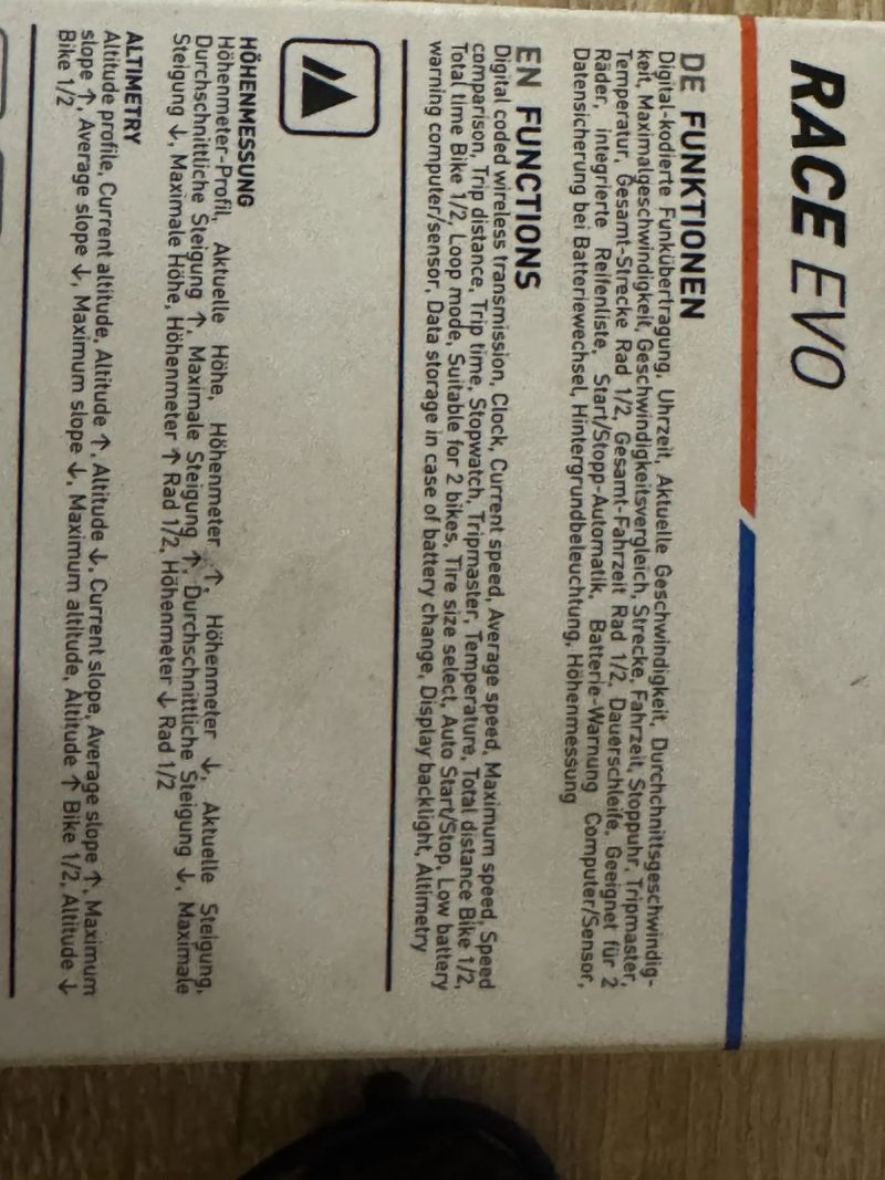 Cyklopocitac Cube Race Evo