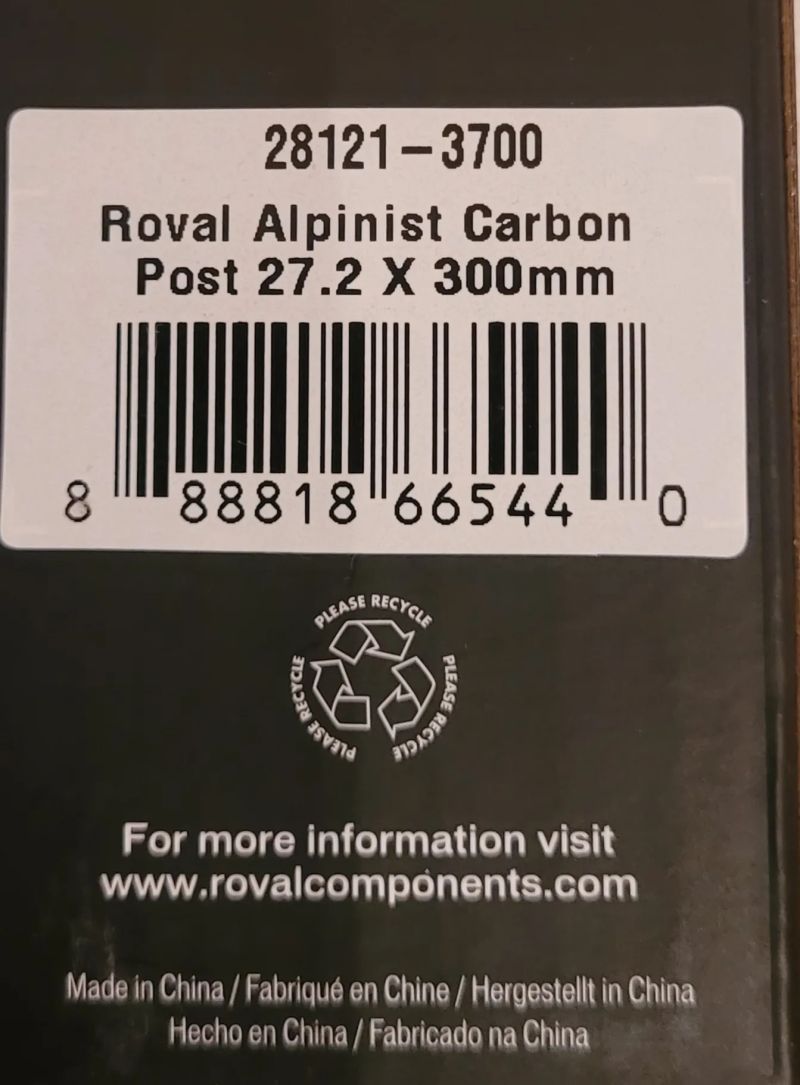 SPECIALIZED ROVAL ALPINIST kokpit + sedlovka