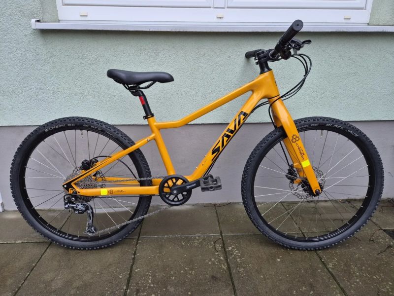 Dětské kolo Sava 24, řazení 1x9, karbon