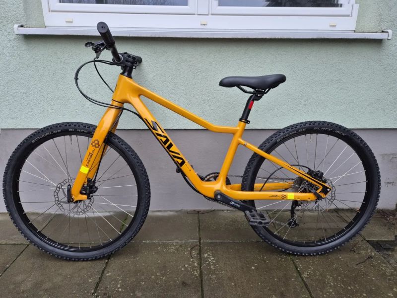 Dětské kolo Sava 24, řazení 1x9, karbon