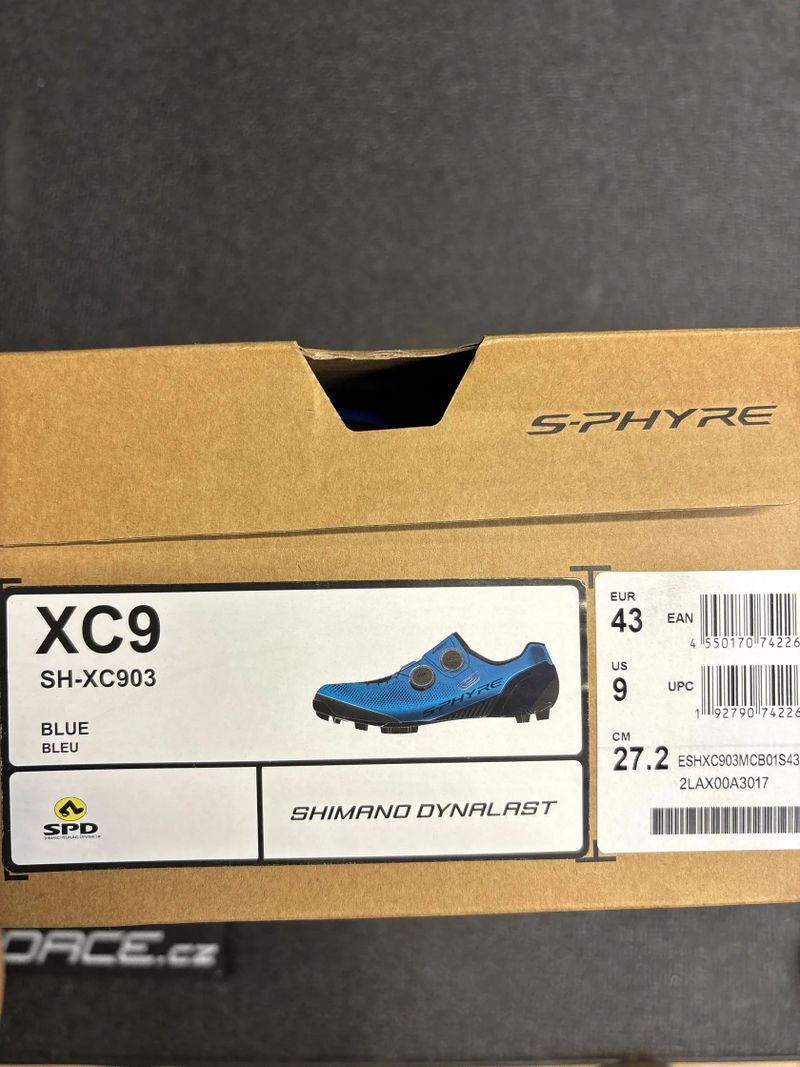 TRETRY SHIMANO S-PHYRE XC-903 vel.43 – NOVÉ