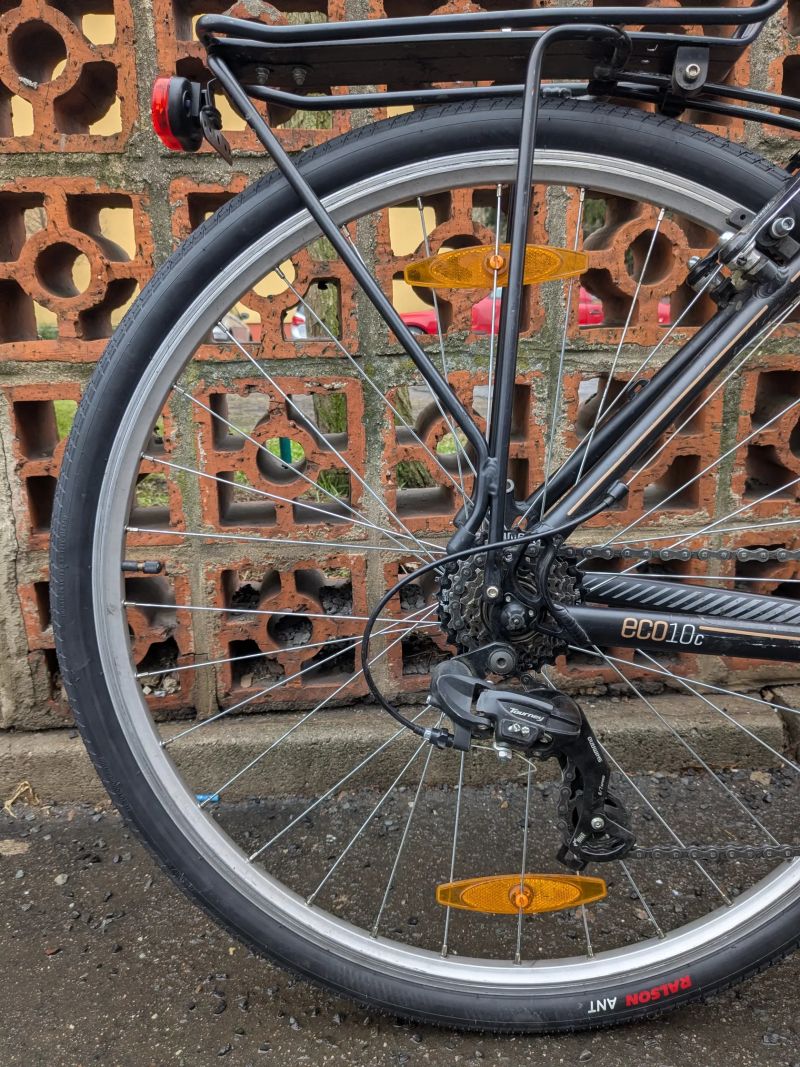 Alpina Eco C10 (by Kellys) Black 28" M + zadný nosič Sport Arsenal (Art. 216)