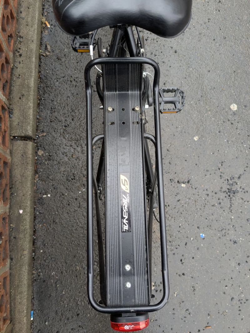 Alpina Eco C10 (by Kellys) Black 28" M + zadný nosič Sport Arsenal (Art. 216)