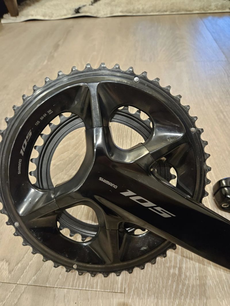 Shimano 105 kliky, 165mm, 50/34