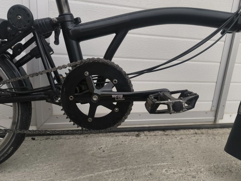 Skládací kolo Brompton C Line jednobarevné black edice, Black
