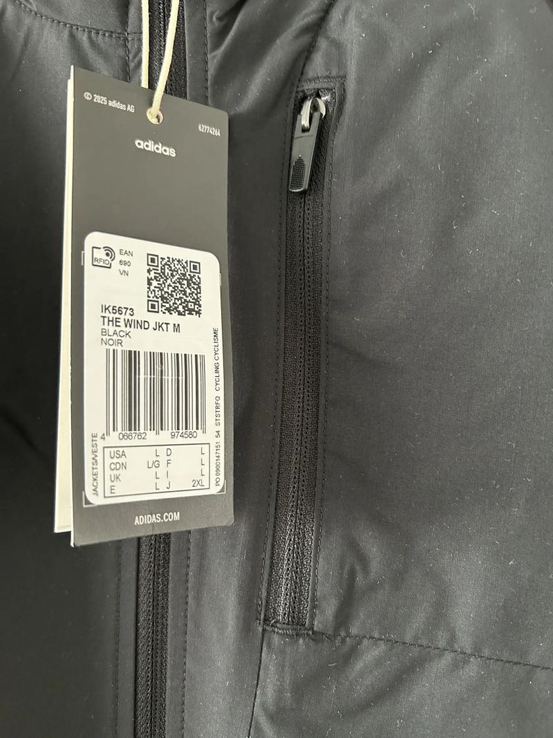 Nová pánská cyklistická bunda - větrovka Adidas THE WIND.RDY CYCLING