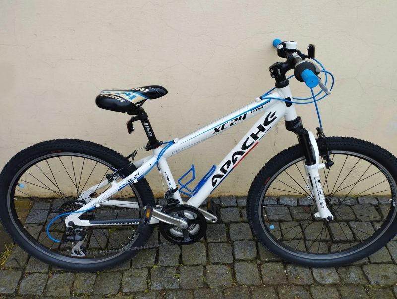 dětské kolo Apache XC24 Team, pro děti s výškou 115-155cm+dárek