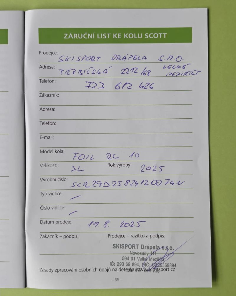 Scott Foil RC 10 2025