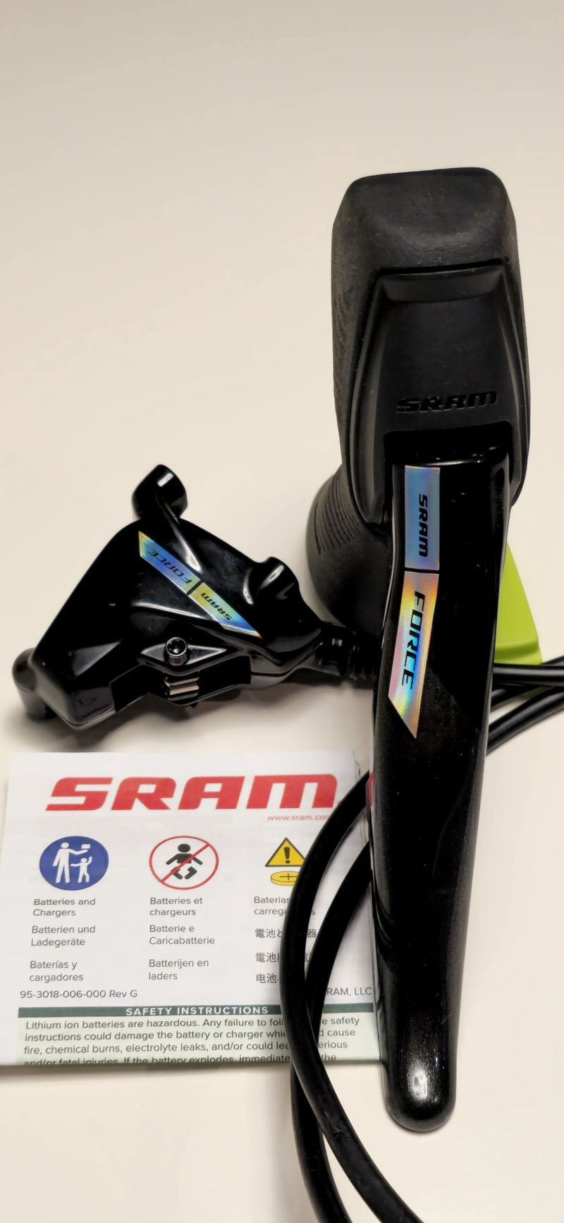 Sram Force AXS eTap - páky + třmeny P+Z