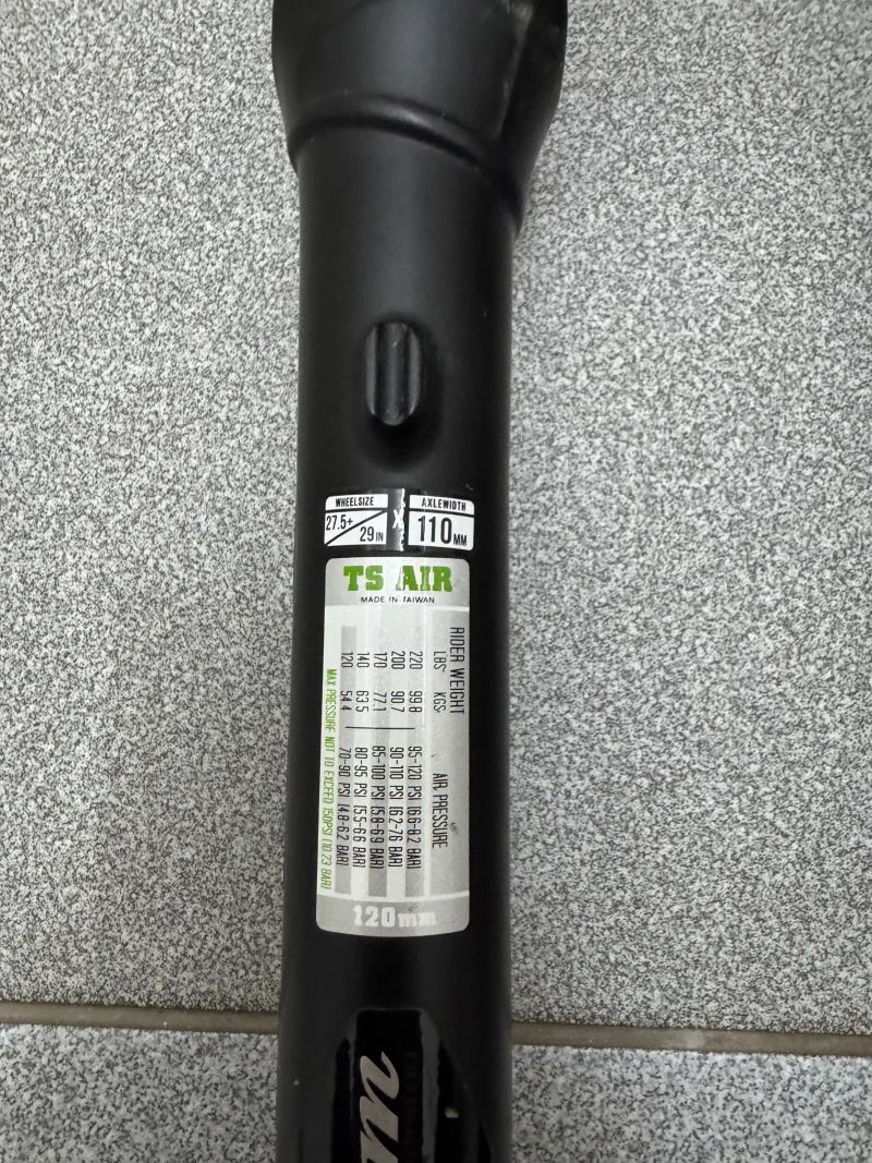 Prodám vzduchovou vidlici Manitou 120 mm – 27,5" / 29"