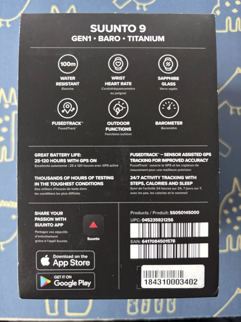 Suunto 9 Baro Titanium