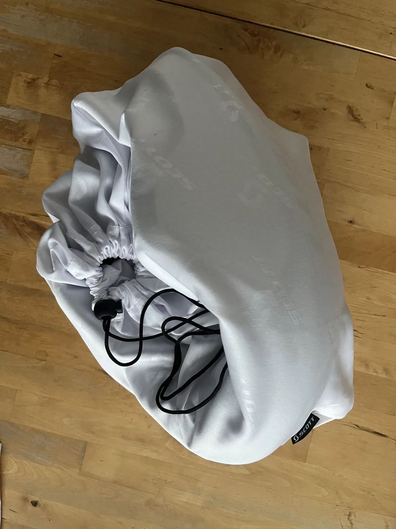 SCOTT Split Plus (CE) časovkárská helma vel. S/M 52-58cm - stříbrná 