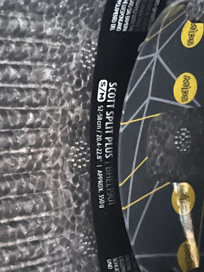 SCOTT Split Plus (CE) časovkárská helma vel. S/M 52-58cm - stříbrná 