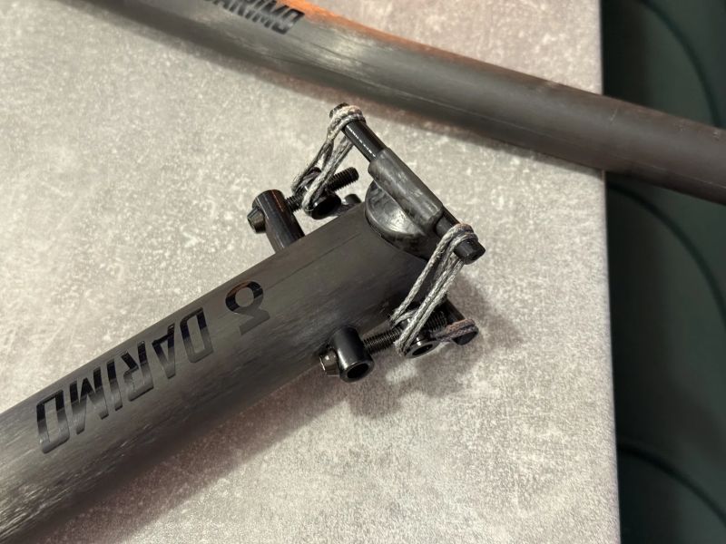 Darimo řidítka 740mm 107g a sedlovka 31,6 100g