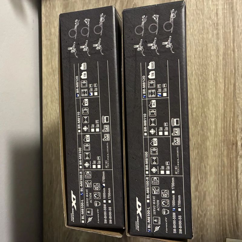 Sada hydraulických brzd Shimano XT BR M8210 + BL-M8100