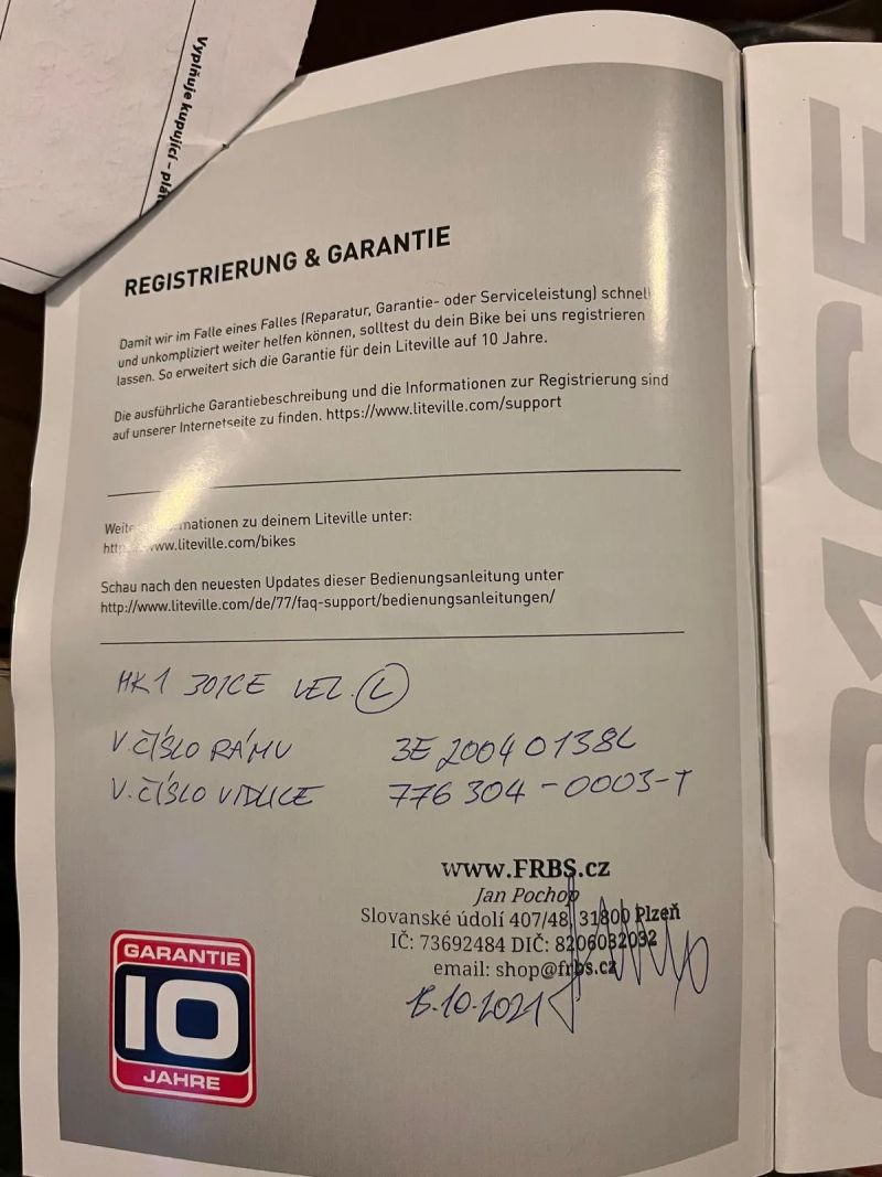 Liteville 301 CE Mk1 - enduro e-bike