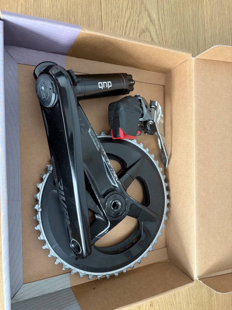 SRAM Rival AXS sada 2×12 175mm 48/35, powermeter Quarq