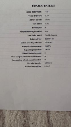 Specialized Turbo Levo baterie M2, M3 500 Wh