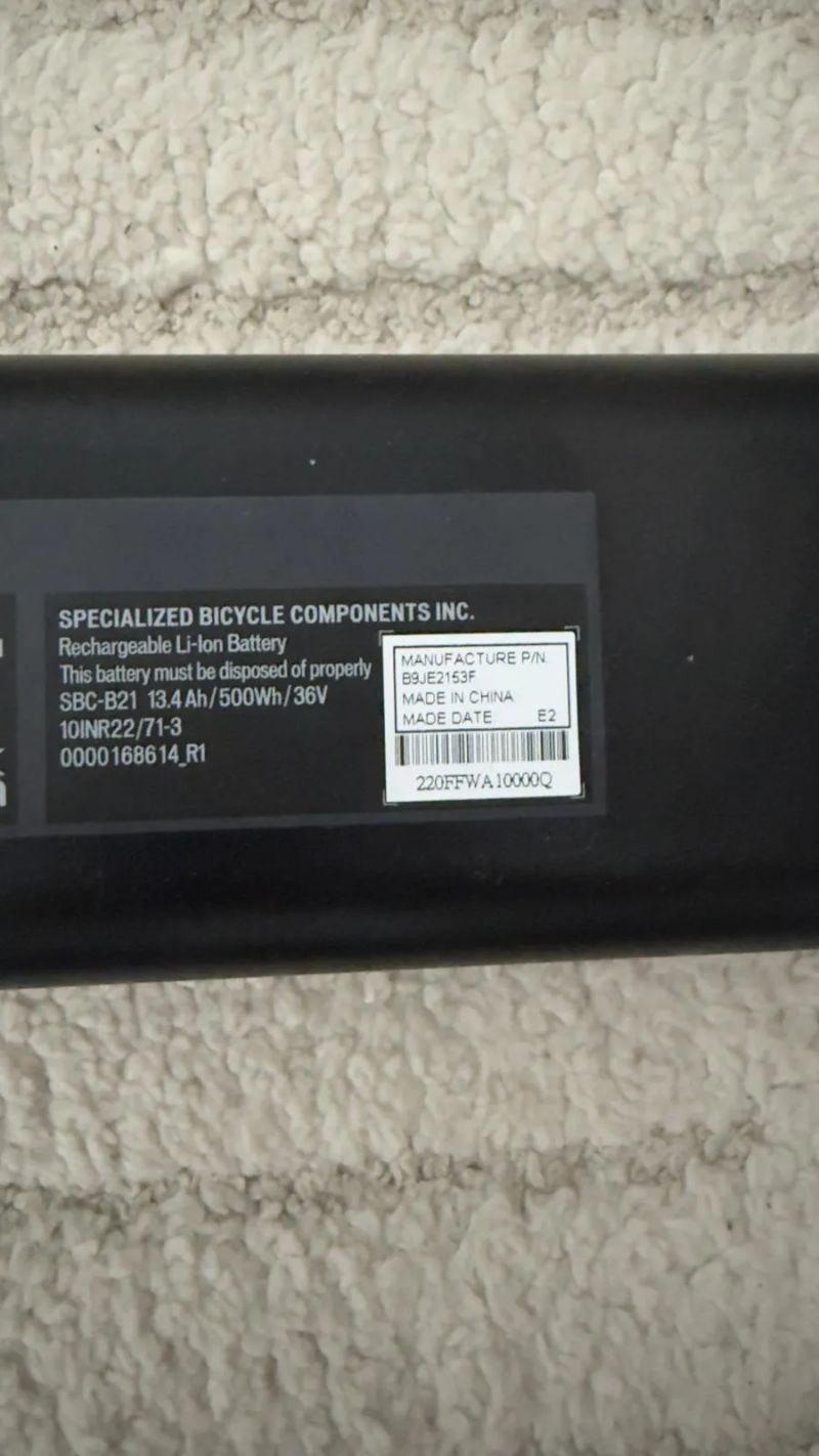 Specialized Turbo Levo baterie M2, M3 500 Wh