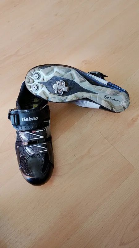 MTB tretry s SPD na chodidlo 25 cm