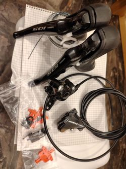 Shimano R7020, třmeny 7070, 2x11s,hadice 1500/850