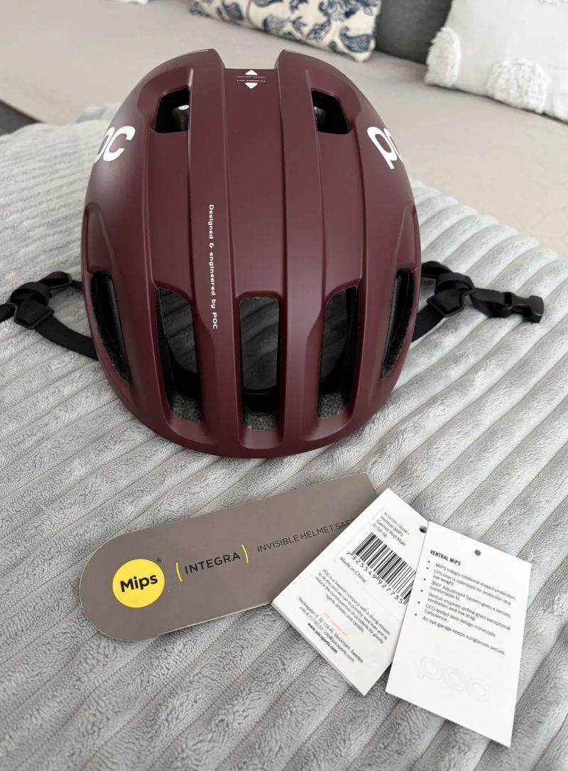 POC VENTRAL MIPS GARNET RED MATT - vel. S 50/56