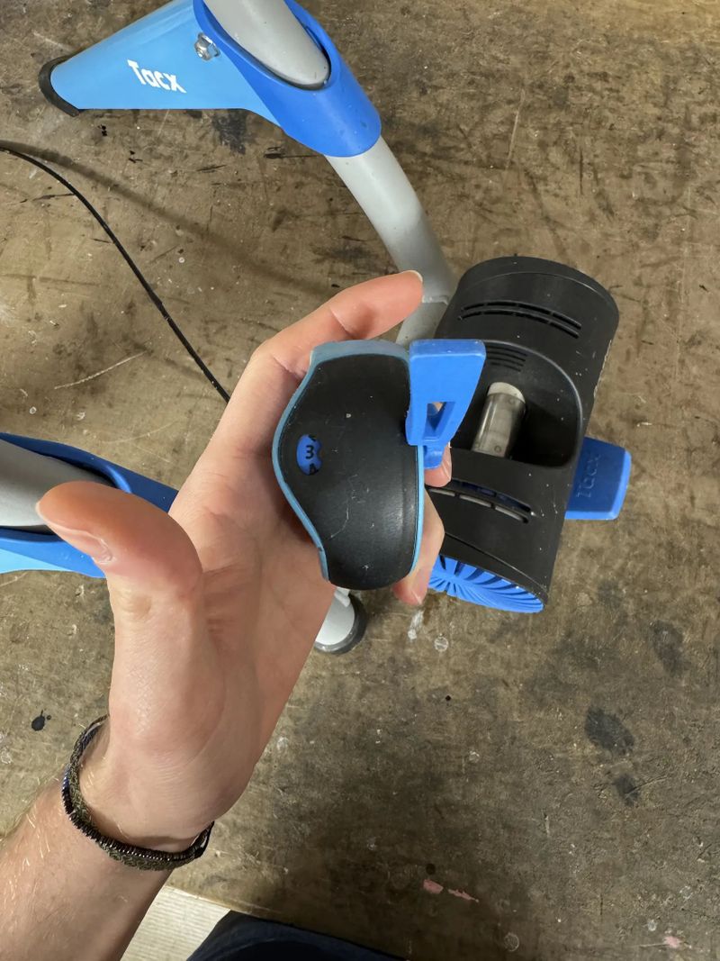 Tacx Blue Matic s podložkou pod přední kolo