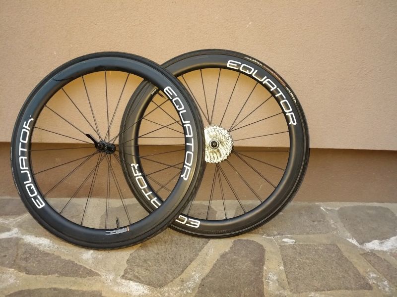 Equator karbon silniční, galuskové, ráfkové brzdy