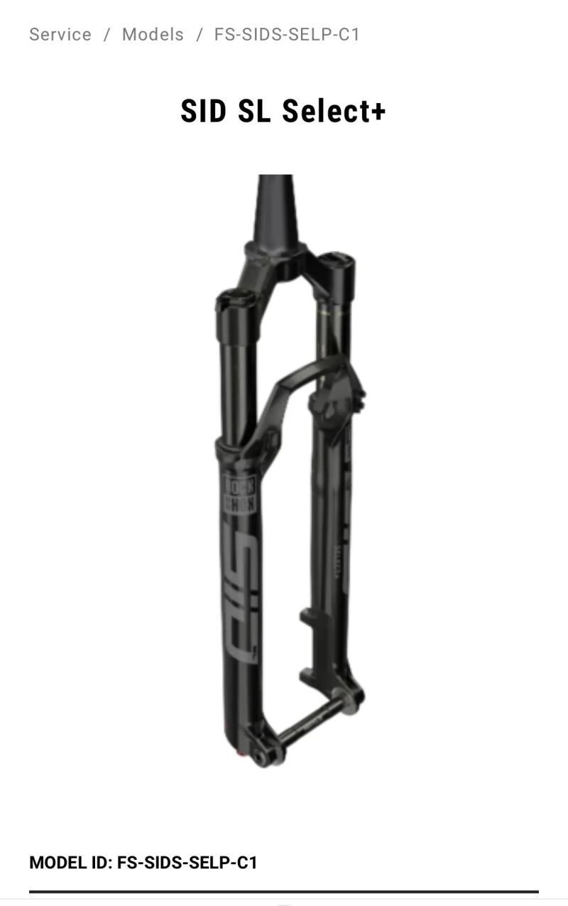 Rock Shox Sid SL Select+ Charger 2 RL + páčka OneLoc