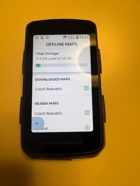 Navigace GPS Cyklopočítač Hammerhead Karoo 3 - SRAM - záruka do května