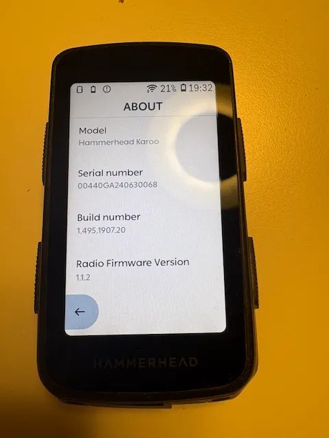 Navigace GPS Cyklopočítač Hammerhead Karoo 3 - SRAM - záruka do května