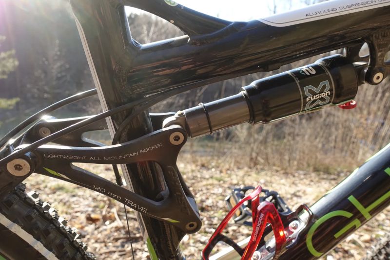 Celoodpružené MTB GHOST ASX 4900, vel. L, vzduchový podvozek, doplňková výbava