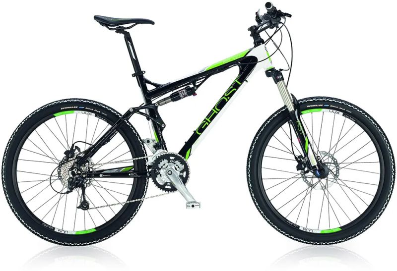 Celoodpružené MTB GHOST ASX 4900, vel. L, vzduchový podvozek, doplňková výbava