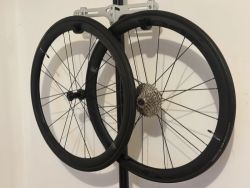 Zapletená kola LOOK R38D Carbon - ořech Shimano