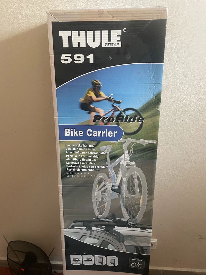 Nerozbalené nové nosiče na střechu