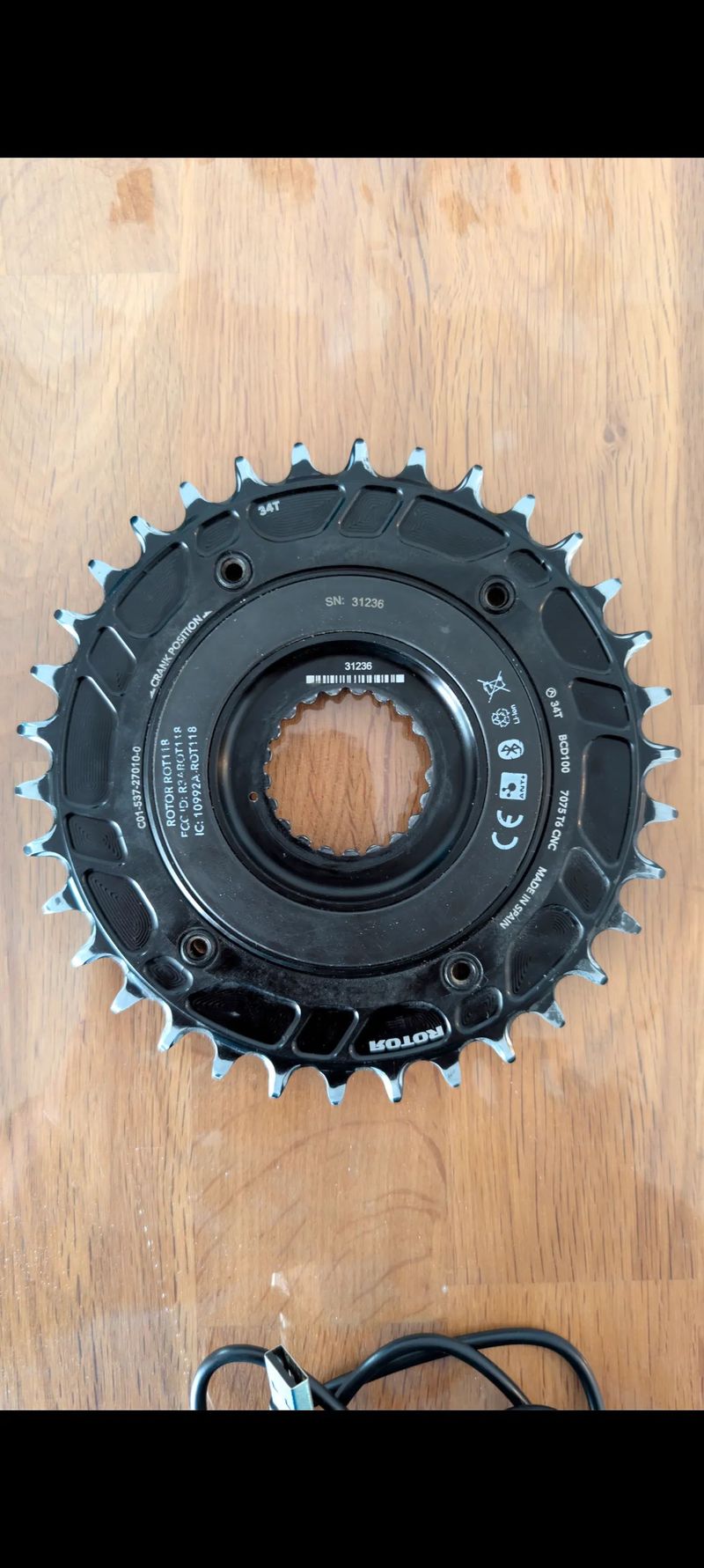 Wattmetr Rotor Inspider power meter, Shimano direct mount kompatibilní.