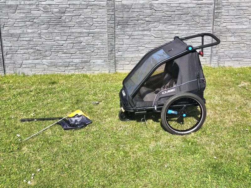 Dětský vozík za kolo CUBE Kids Trailer Double CMPT