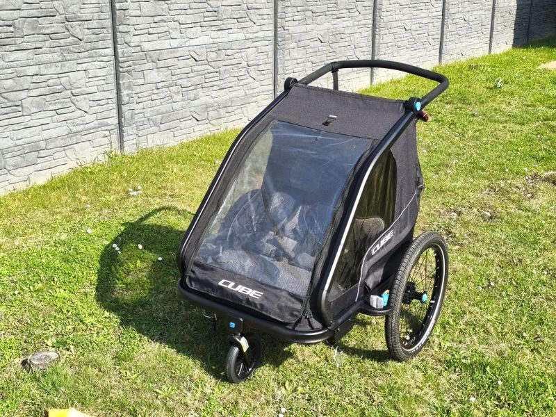Dětský vozík za kolo CUBE Kids Trailer Double CMPT