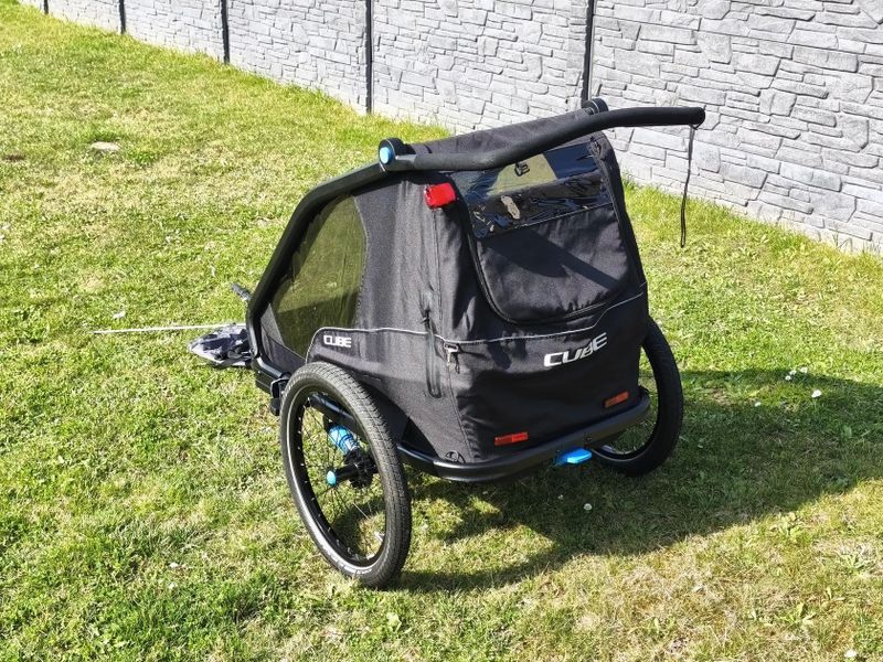 Dětský vozík za kolo CUBE Kids Trailer Double CMPT