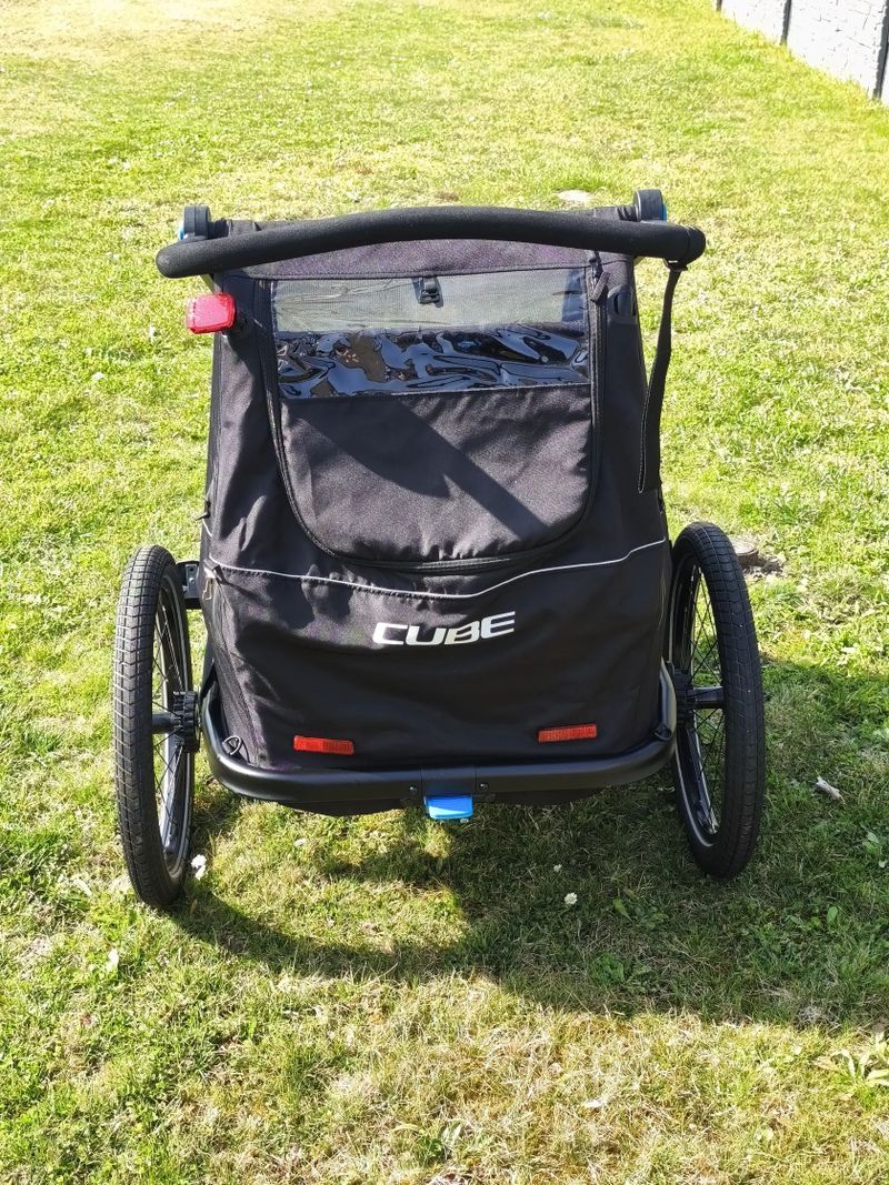 Dětský vozík za kolo CUBE Kids Trailer Double CMPT