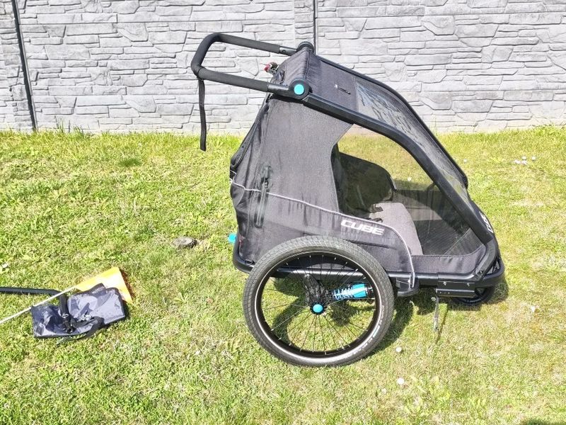 Dětský vozík za kolo CUBE Kids Trailer Double CMPT