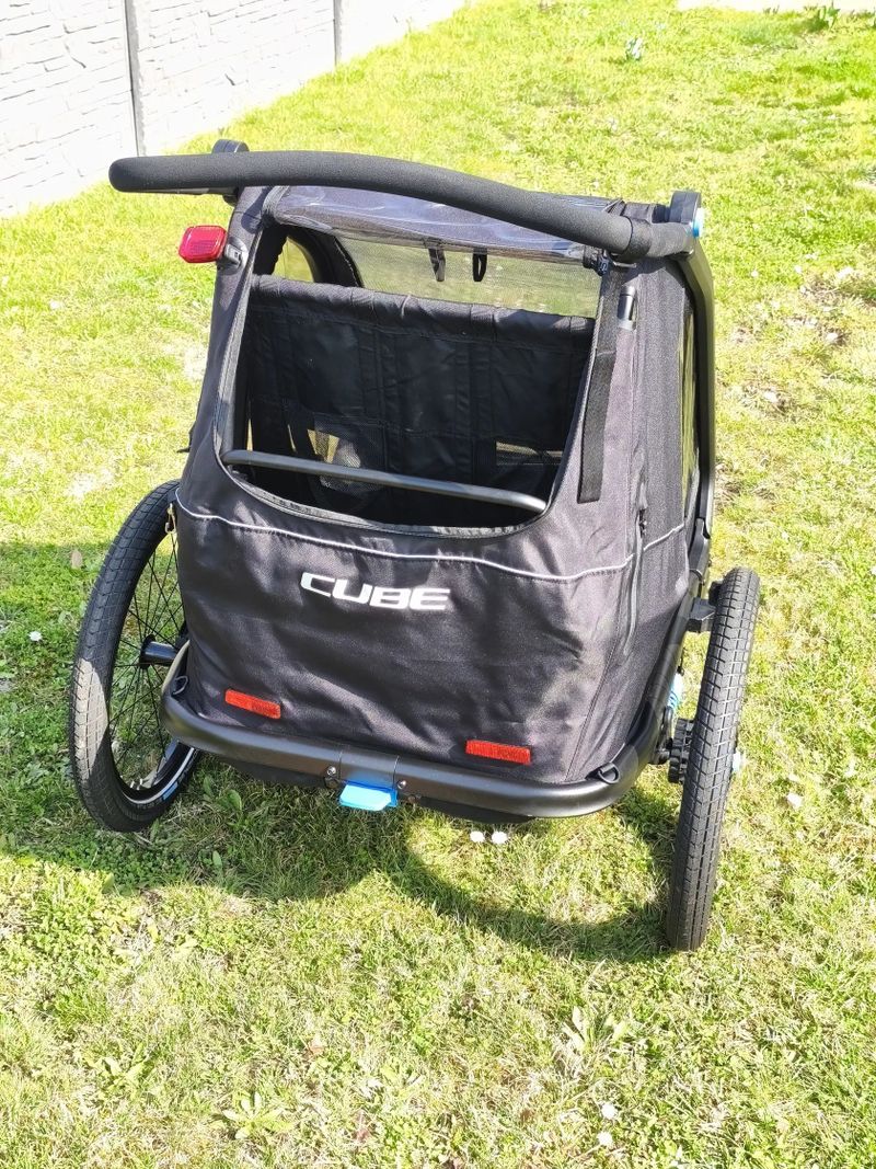Dětský vozík za kolo CUBE Kids Trailer Double CMPT