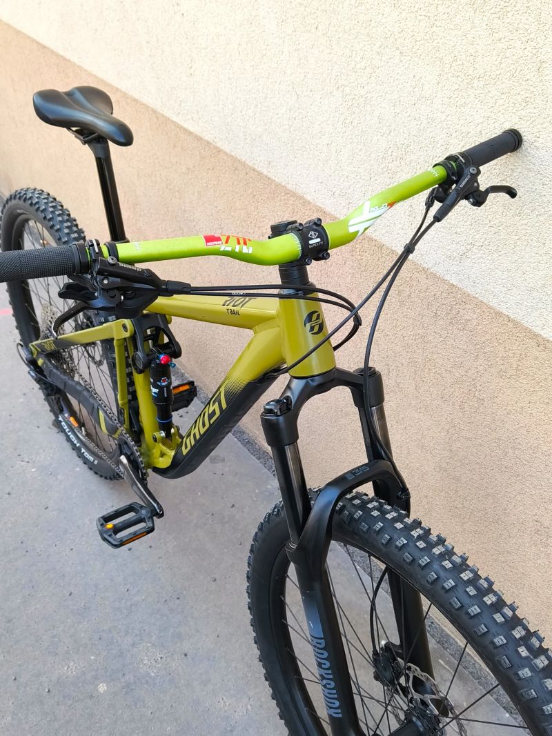 GHOST RIOT Trail vel. M 29", zdvihy 140/140 mm, Shimano XT
