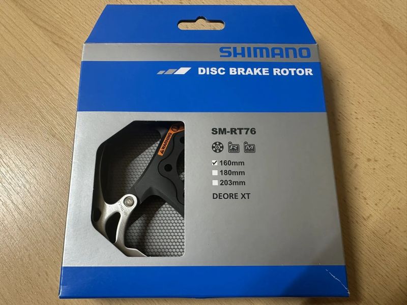 2x Brzdový kotouč Shimano Deore XT SM-RT76 (nové)