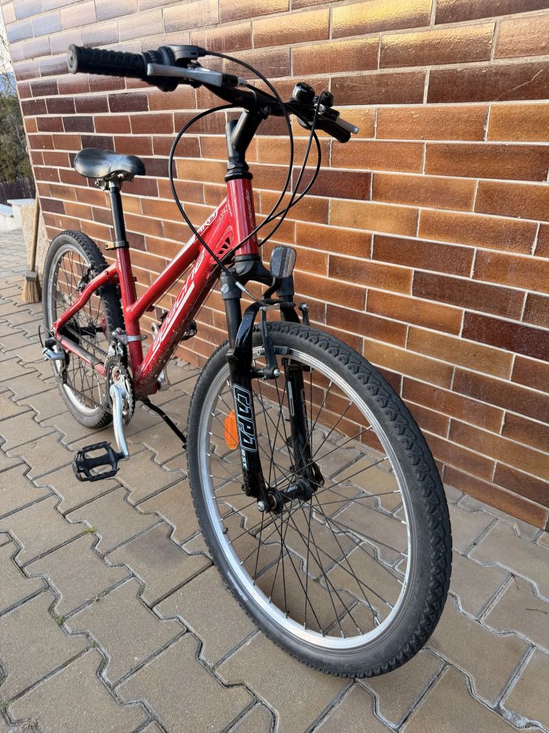 Dětské kolo Apache 24” Shimano – lehké, pěkný stav